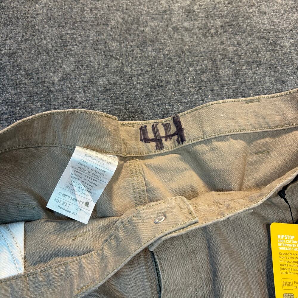 Brand New Carhartt Mens 44 Ripstop Cargo Work Shorts Cotton Gorpcore Relaxed Fit - Picture 3 of 8